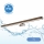 Brilagi - LED Kopalniška luč za osvetlitev ogledala WOODY MIRROR LED/15W/230V 90 cm IP44 hrast oreh/sijajni krom