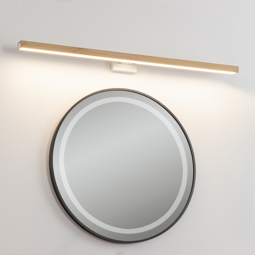 Brilagi - LED Kopalniška luč za osvetlitev ogledala WOODY MIRROR LED/15W/230V 90 cm IP44 hrast/bela