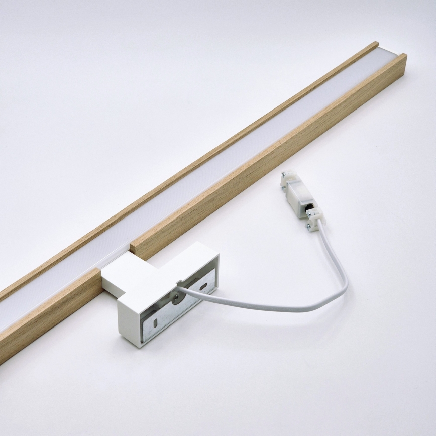 Brilagi - LED Kopalniška luč za osvetlitev ogledala WOODY MIRROR LED/15W/230V 90 cm IP44 hrast/bela