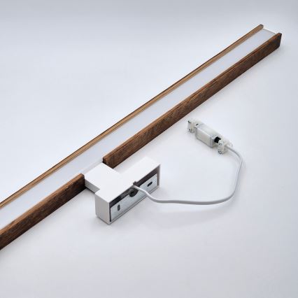 Brilagi - LED Kopalniška luč za osvetlitev ogledala WOODY MIRROR LED/15W/230V 90 cm IP44 hrast češnja/bela