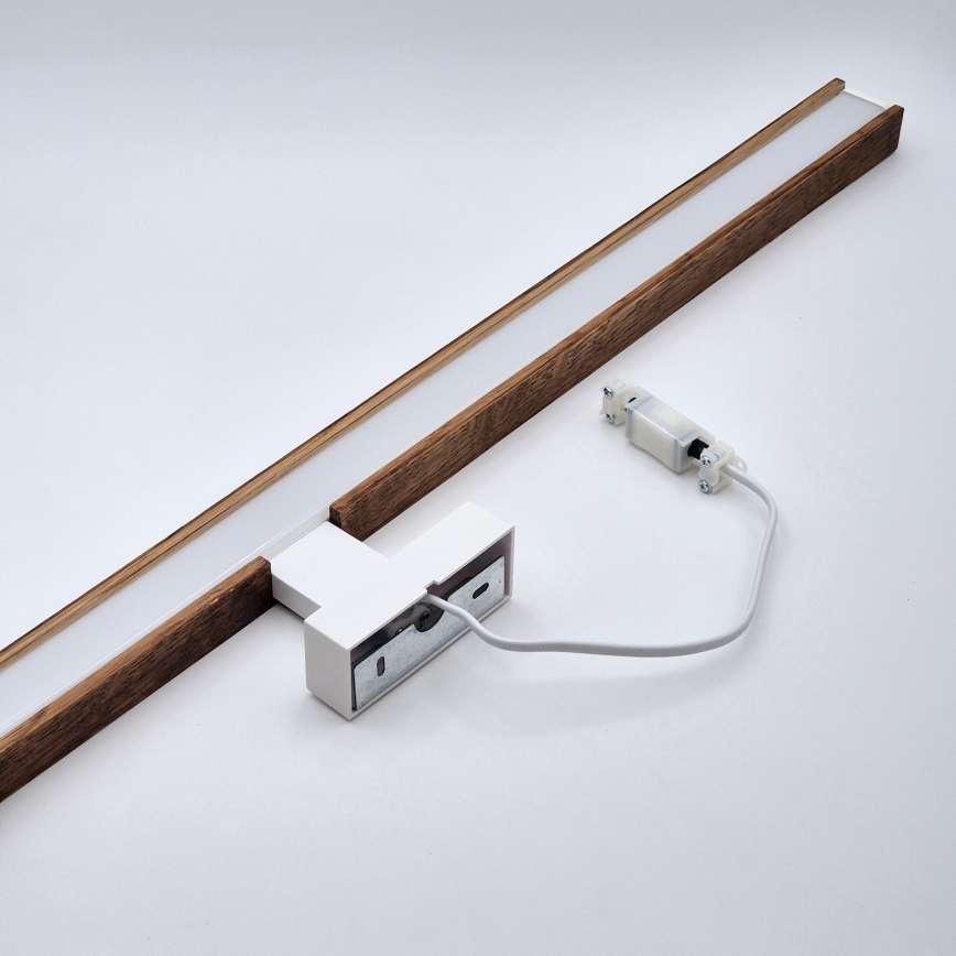 Brilagi - LED Kopalniška luč za osvetlitev ogledala WOODY MIRROR LED/15W/230V 90 cm IP44 hrast češnja/bela