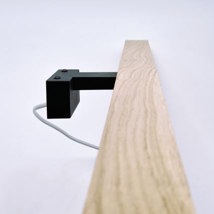 Brilagi - LED Kopalniška luč za osvetlitev ogledala WOODY MIRROR LED/15W/230V 90 cm IP44 hrast/črna