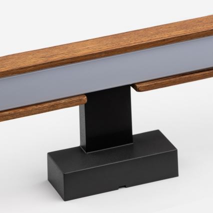 Brilagi - LED Kopalniška luč za osvetlitev ogledala WOODY MIRROR LED/15W/230V 90 cm IP44 hrast češnja/črna