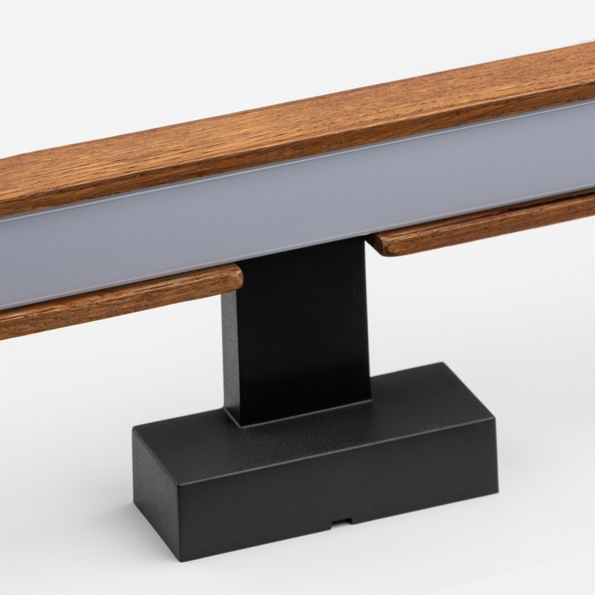 Brilagi - LED Kopalniška luč za osvetlitev ogledala WOODY MIRROR LED/15W/230V 90 cm IP44 hrast češnja/črna