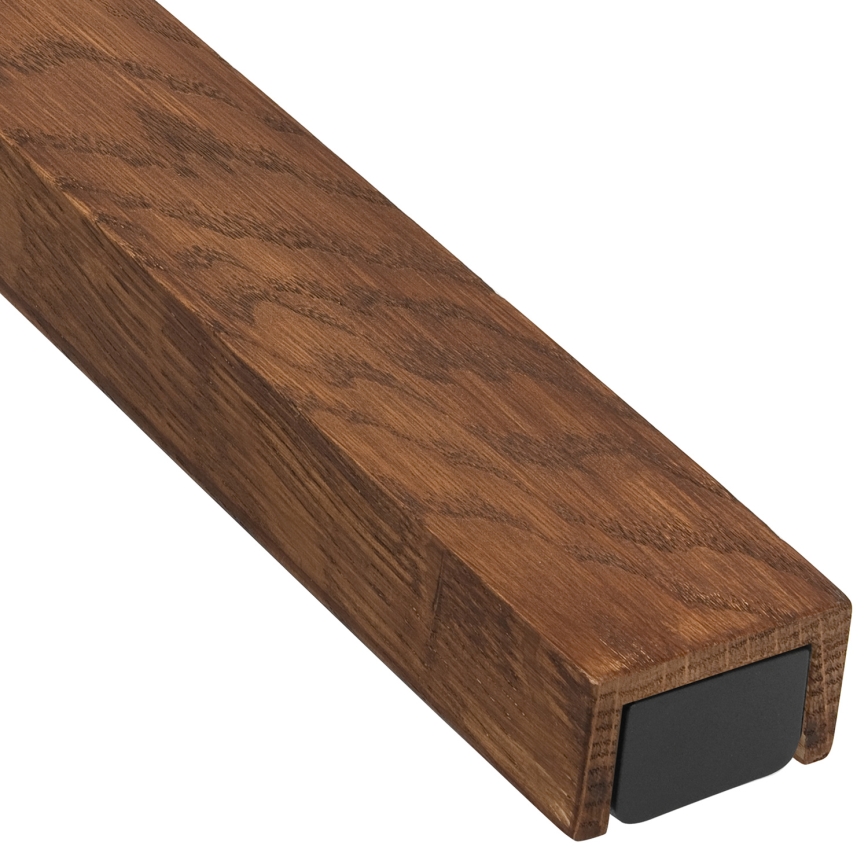 Brilagi - LED Kopalniška luč za osvetlitev ogledala WOODY MIRROR LED/15W/230V 90 cm IP44 hrast češnja/črna