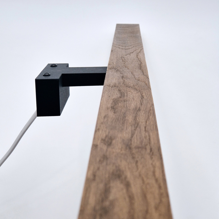 Brilagi - LED Kopalniška luč za osvetlitev ogledala WOODY MIRROR LED/15W/230V 90 cm IP44 hrast češnja/črna