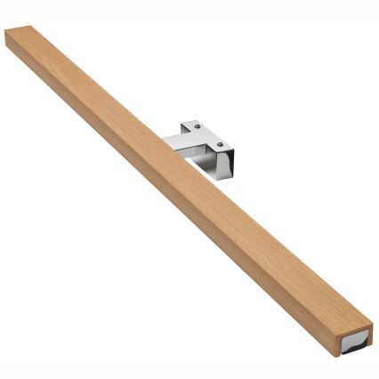 Brilagi - LED Kopalniška luč za osvetlitev ogledala WOODY MIRROR LED/15W/230V 90 cm IP44 hrast/sijajni krom