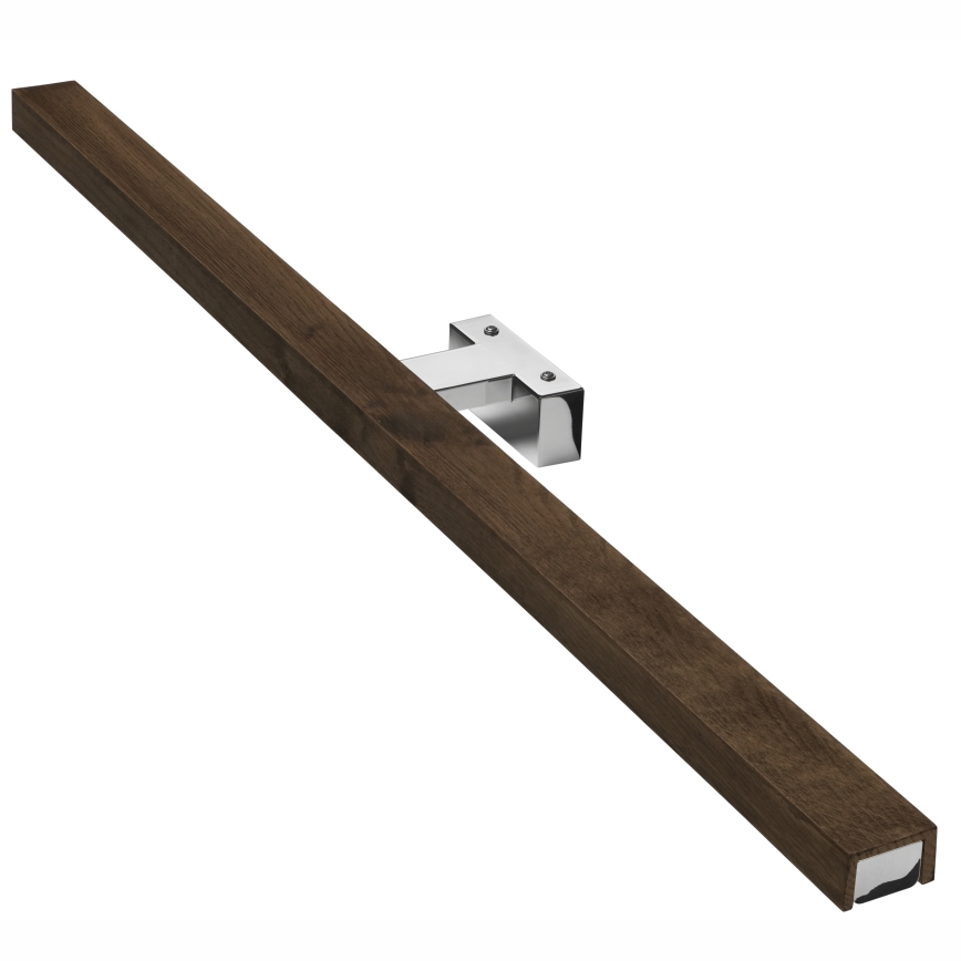 Brilagi - LED Kopalniška luč za osvetlitev ogledala WOODY MIRROR LED/15W/230V 90 cm IP44 hrast oreh/sijajni krom