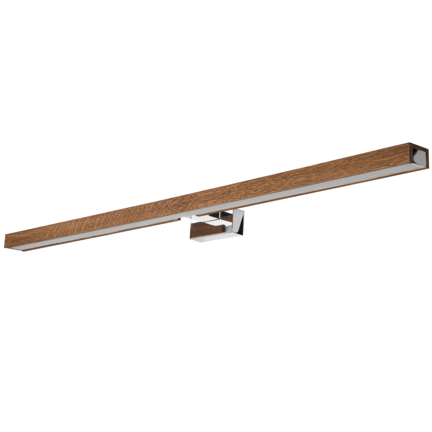 Brilagi - LED Kopalniška luč za osvetlitev ogledala WOODY MIRROR LED/15W/230V 90 cm IP44 hrast češnja/sijajni krom