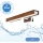 Brilagi - LED Kopalniška luč za osvetlitev ogledala WOODY MIRROR LED/8W/230V 40 cm IP44 hrast češnja/sijajni krom