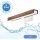 Brilagi - LED Kopalniška luč za osvetlitev ogledala WOODY MIRROR LED/8W/230V 40 cm IP44 hrast oreh/bela