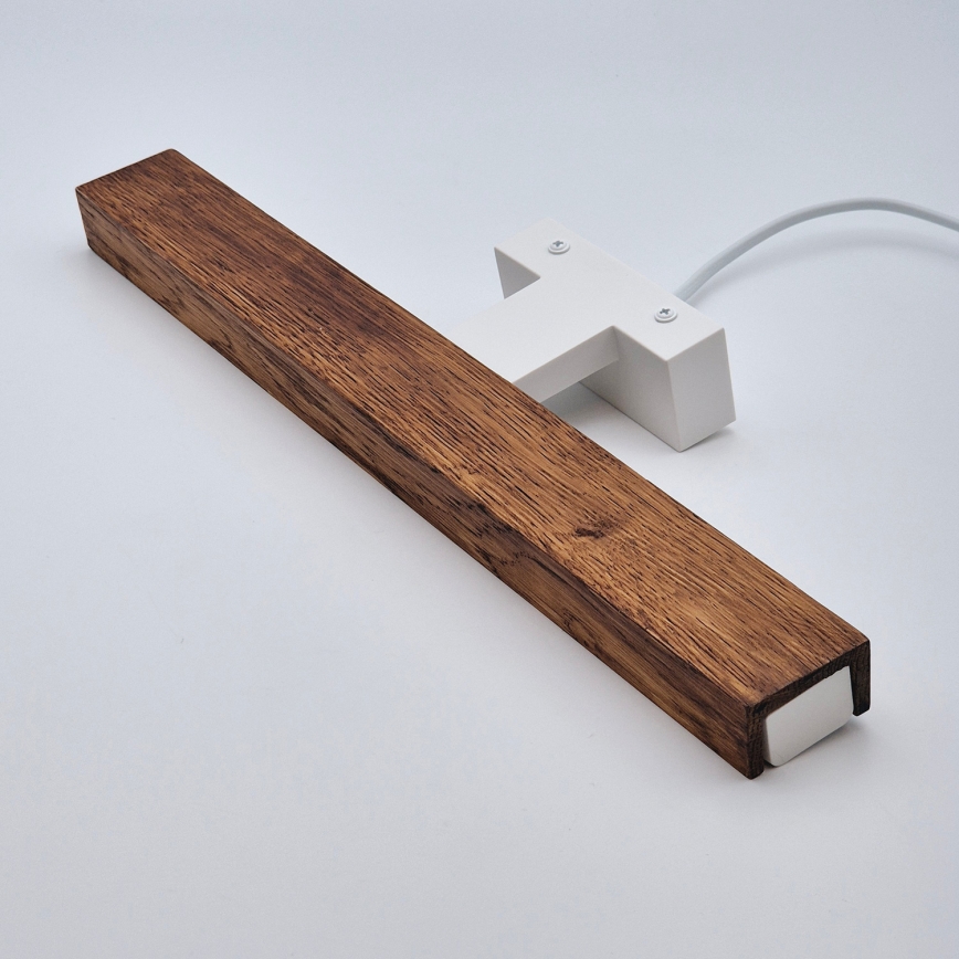 Brilagi - LED Kopalniška luč za osvetlitev ogledala WOODY MIRROR LED/8W/230V 40 cm IP44 hrast češnja/bela
