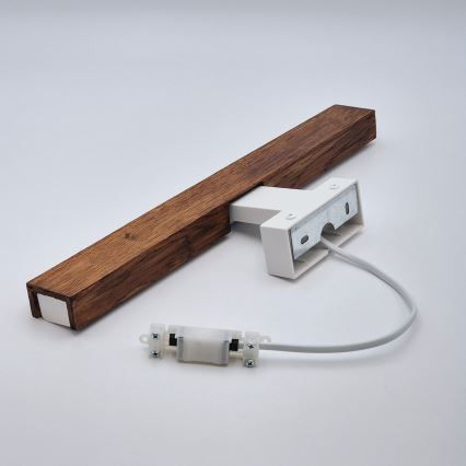 Brilagi - LED Kopalniška luč za osvetlitev ogledala WOODY MIRROR LED/8W/230V 40 cm IP44 hrast češnja/bela