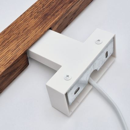 Brilagi - LED Kopalniška luč za osvetlitev ogledala WOODY MIRROR LED/8W/230V 40 cm IP44 hrast češnja/bela