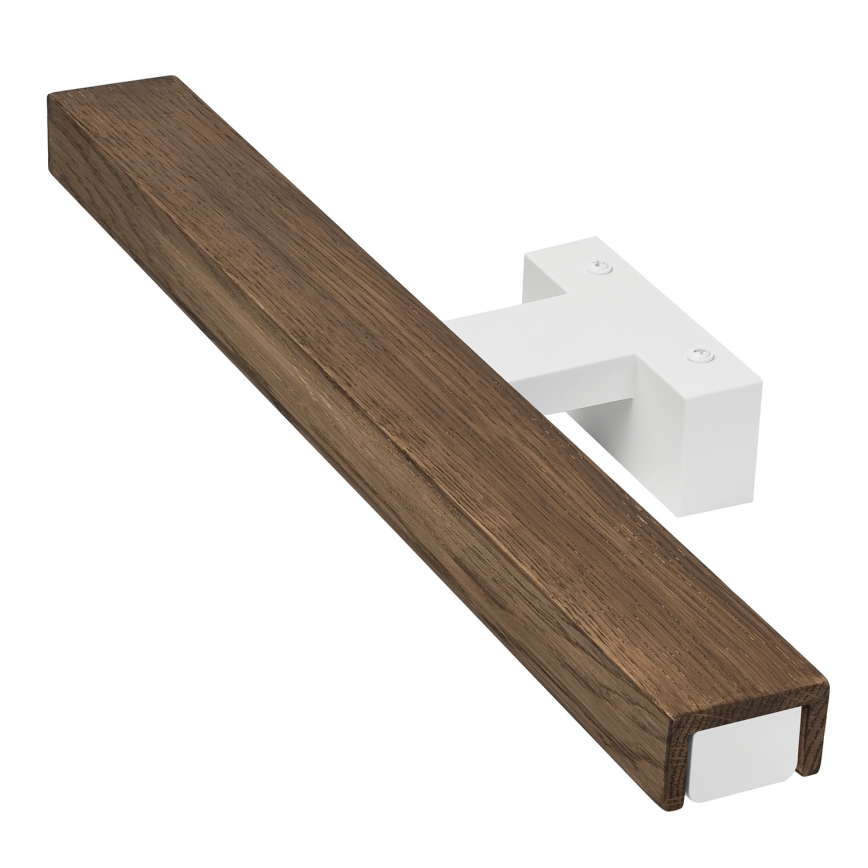 Brilagi - LED Kopalniška luč za osvetlitev ogledala WOODY MIRROR LED/8W/230V 40 cm IP44 hrast oreh/bela