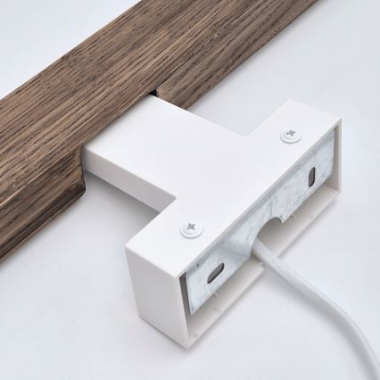 Brilagi - LED Kopalniška luč za osvetlitev ogledala WOODY MIRROR LED/8W/230V 40 cm IP44 hrast oreh/bela
