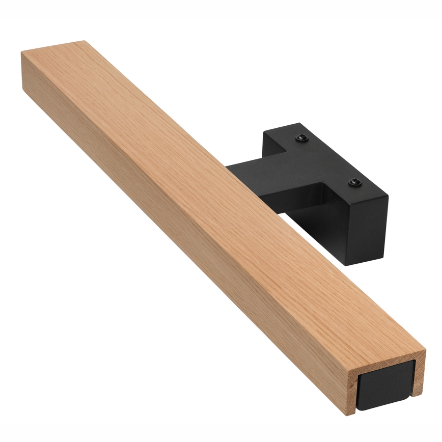 Brilagi - LED Kopalniška luč za osvetlitev ogledala WOODY MIRROR LED/8W/230V 40 cm IP44 hrast/črna