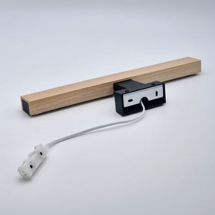 Brilagi - LED Kopalniška luč za osvetlitev ogledala WOODY MIRROR LED/8W/230V 40 cm IP44 hrast/črna