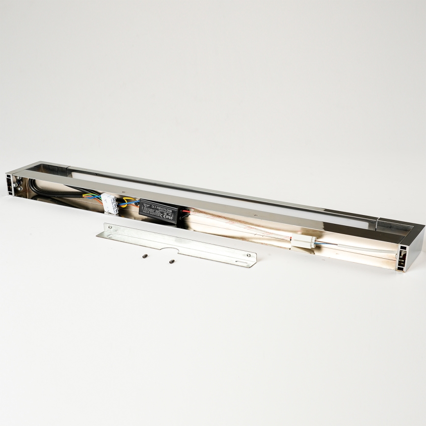 Brilagi - LED osvetlitev za kopalniško ogledalo AQUA LINE LED/24W/230V 90 cm IP44 sijajni krom CRI 90