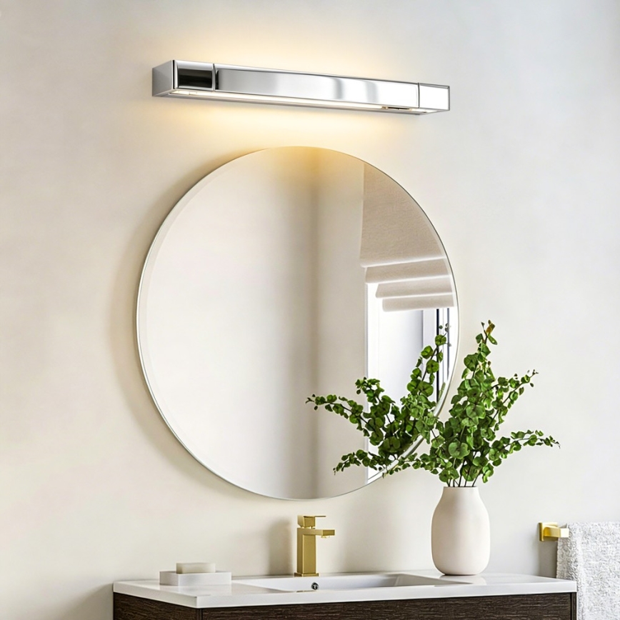 BRILAGI - LED kopalniška osvetlitev za ogledalo AQUA LINE LED/12W/230V 45 cm IP44 sijajni krom CRI 90