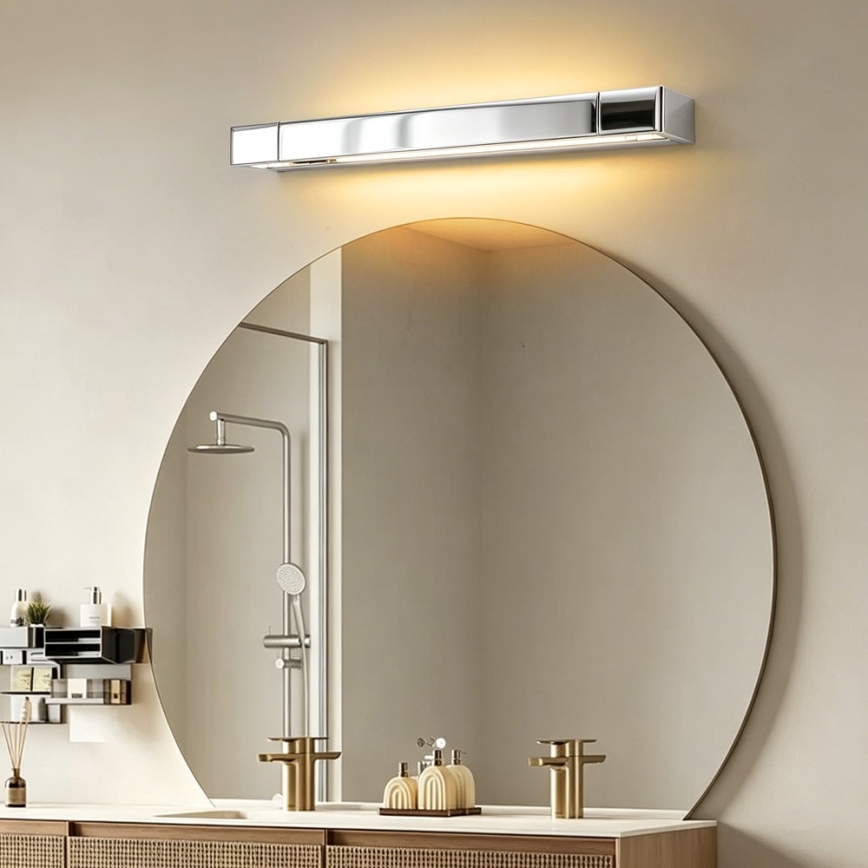 BRILAGI - LED kopalniška osvetlitev za ogledalo AQUA LINE LED/12W/230V 45 cm IP44 sijajni krom CRI 90