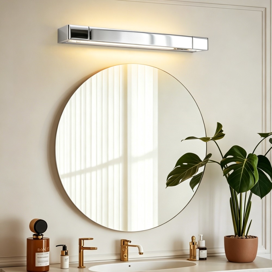 BRILAGI - LED kopalniška osvetlitev za ogledalo AQUA LINE LED/12W/230V 45 cm IP44 sijajni krom CRI 90