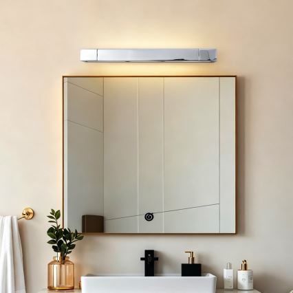 BRILAGI - LED kopalniška osvetlitev za ogledalo AQUA LINE LED/12W/230V 45 cm IP44 sijajni krom CRI 90