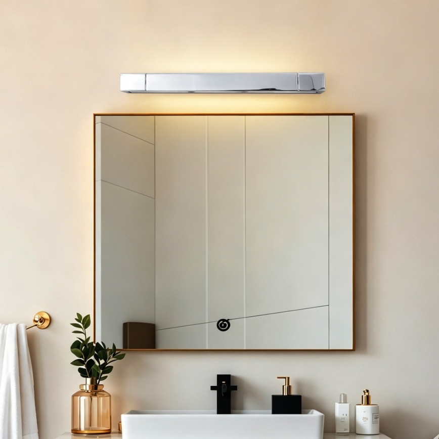 BRILAGI - LED kopalniška osvetlitev za ogledalo AQUA LINE LED/12W/230V 45 cm IP44 sijajni krom CRI 90
