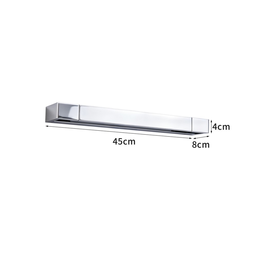 BRILAGI - LED kopalniška osvetlitev za ogledalo AQUA LINE LED/12W/230V 45 cm IP44 sijajni krom CRI 90