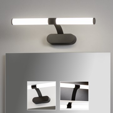Brilagi - LED kopalniška osvetlitev za ogledalo 2v1 TUBEO LED/6W/230V 40 cm IP44 črna