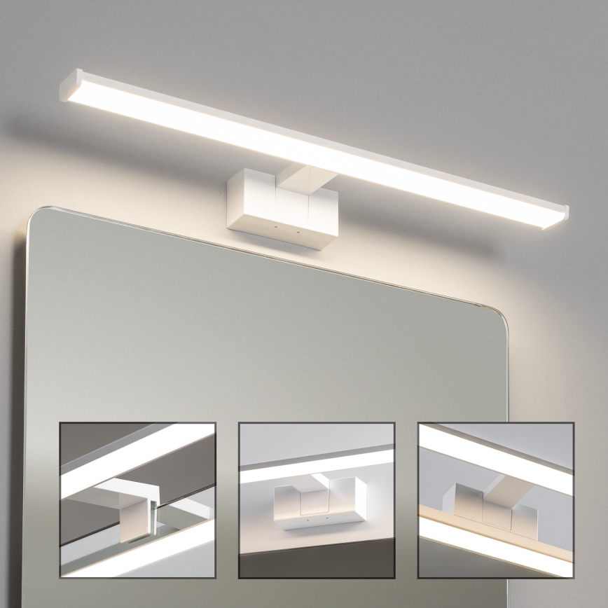 Brilagi - LED kopalniška osvetlitev za ogledalo 3 v 1 VESTRA LED/12W/230V 60 cm IP44 bela