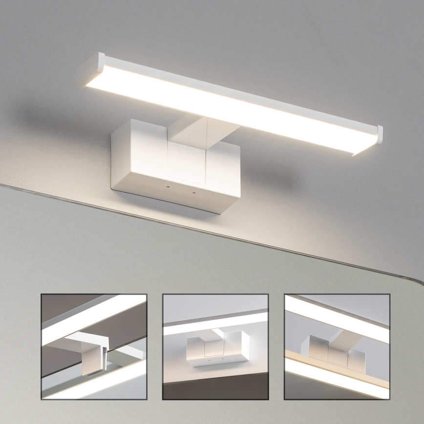 Brilagi - LED kopalniška osvetlitev za ogledalo 3 v 1 VESTRA LED/6 W/230 V 30 cm IP44 bela