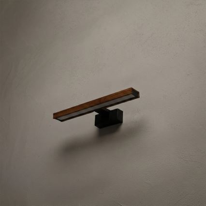 Brilagi - LED osvetlitev za kopalniško ogledalo 3v1 WOODY MIRROR LED/8W/230V 40 cm IP44 črna/hrast