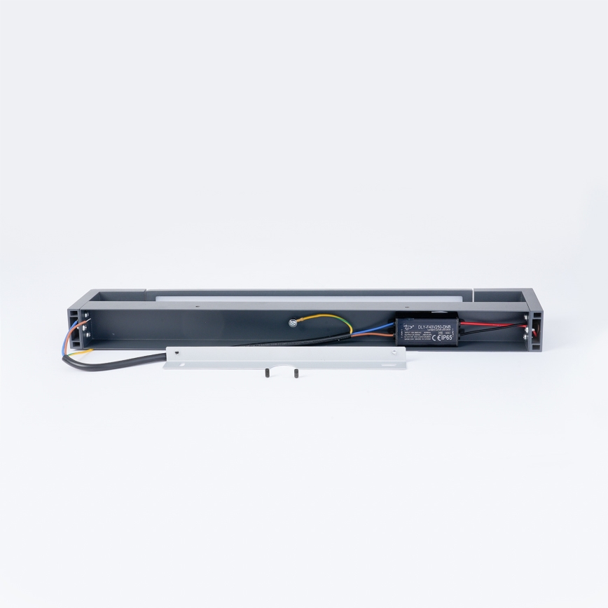 Brilagi - LED osvetlitev ogledala za kopalnico AQUA LINE LED/12W/230V 45 cm IP44 antracit CRI 90