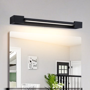 Brilagi - LED kopalniška osvetlitev za ogledalo AQUA LINE LED/12W/230V 45 cm IP44 črna