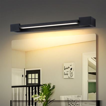 Brilagi - LED kopalniška osvetlitev za ogledalo AQUA LINE LED/12W/230V 45 cm IP44 črna CRI 90