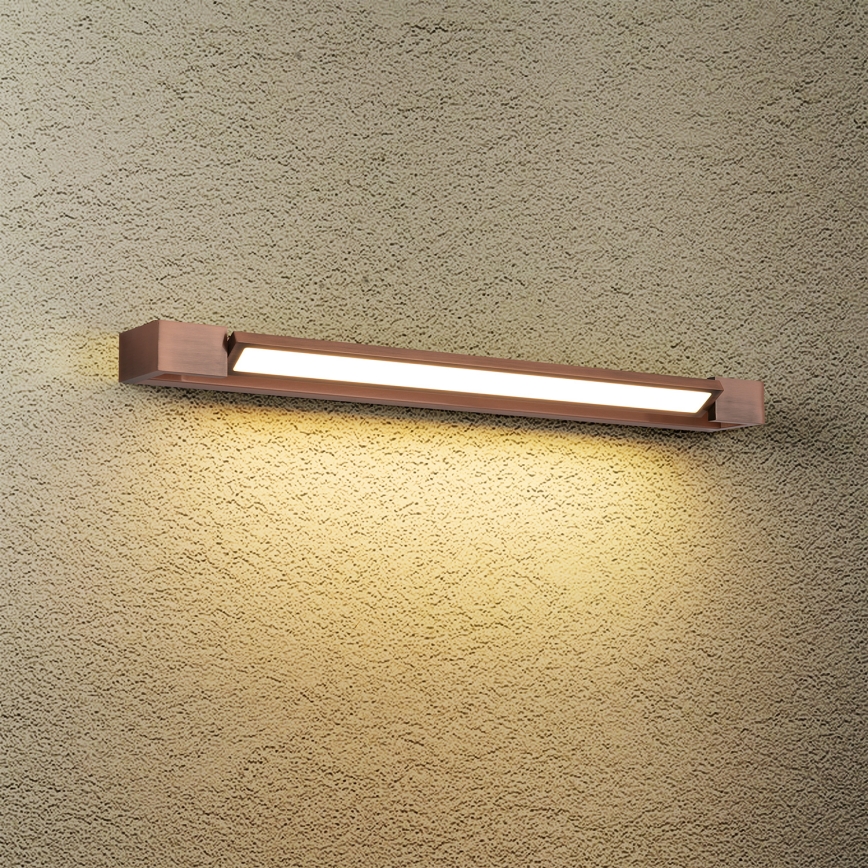 Brilagi - LED osvetlitev ogledala za kopalnico AQUA LINE LED/18W/230V 60 cm IP44 bronasta CRI 90