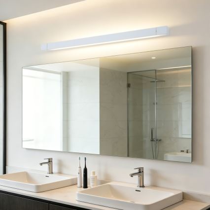 BRILAGI - LED kopalniška osvetlitev za ogledalo AQUA LINE LED/20W/230V 80 cm IP44 bela CRI 90