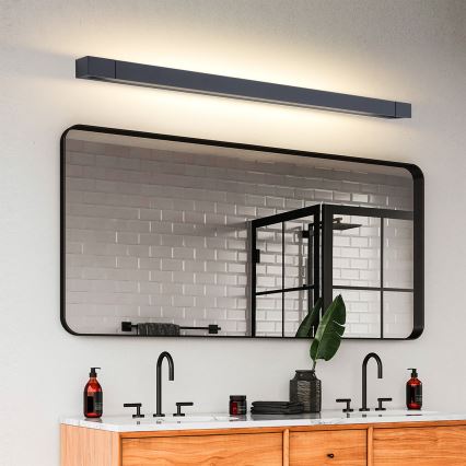 Brilagi - LED osvetlitev za kopalniško ogledalo AQUA LINE LED/24W/230V 90 cm IP44 črna CRI 90