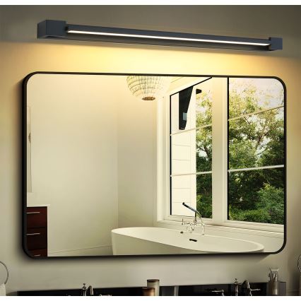 Brilagi - LED osvetlitev za kopalniško ogledalo AQUA LINE LED/24W/230V 90 cm IP44 črna CRI 90