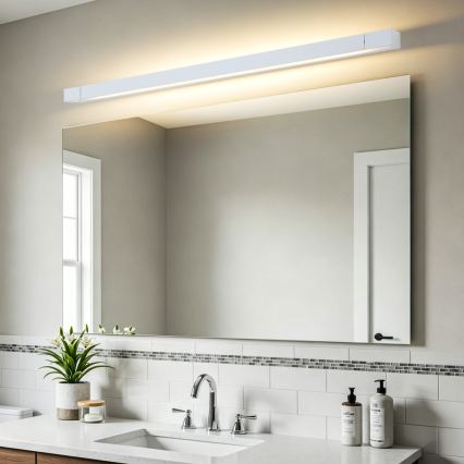 BRILAGI - LED kopalniška osvetlitev za ogledalo AQUA LINE LED/28W/230V 100 cm IP44 bela CRI 90