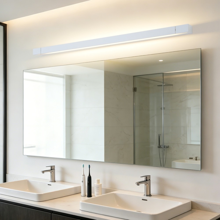 BRILAGI - LED kopalniška osvetlitev za ogledalo AQUA LINE LED/28W/230V 100 cm IP44 bela CRI 90