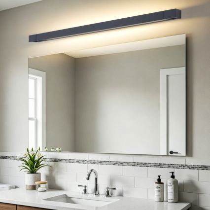 BRILAGI - LED osvetlitev ogledala za kopalnico AQUA LINE LED/28W/230V 100 cm IP44 črna CRI 90