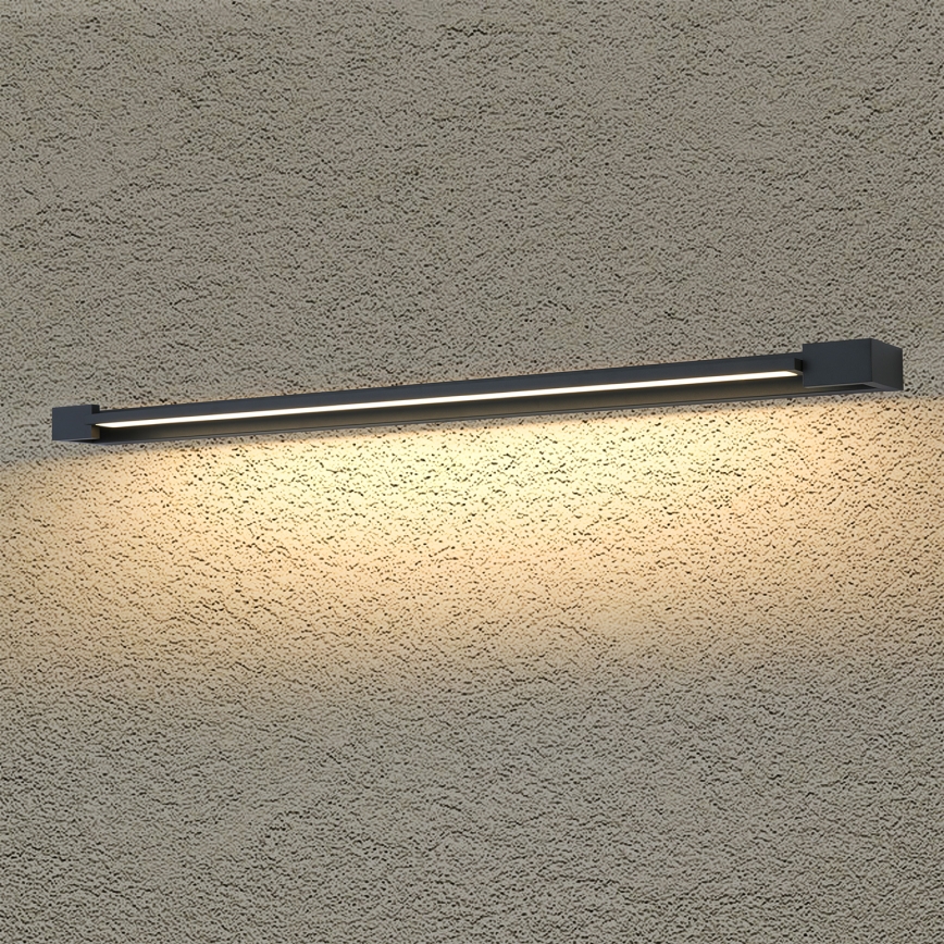 Brilagi - LED kopalniška osvetlitev za ogledalo AQUA LINE LED/36W/230V 120 cm IP44 črna CRI 90