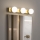 Brilagi - LED kopalniška osvetlitev za ogledalo HOLLYWOOD 3xLED/3W/230V 39 cm IP44 zlata