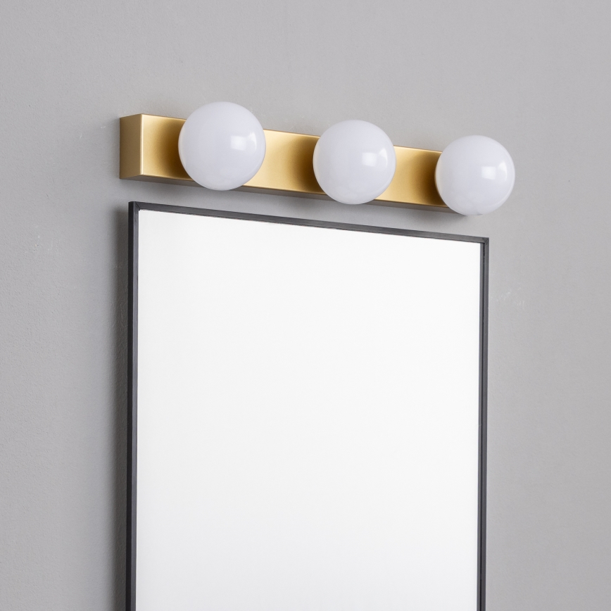 Brilagi - LED kopalniška osvetlitev za ogledalo HOLLYWOOD 3xLED/3W/230V 39 cm IP44 zlata