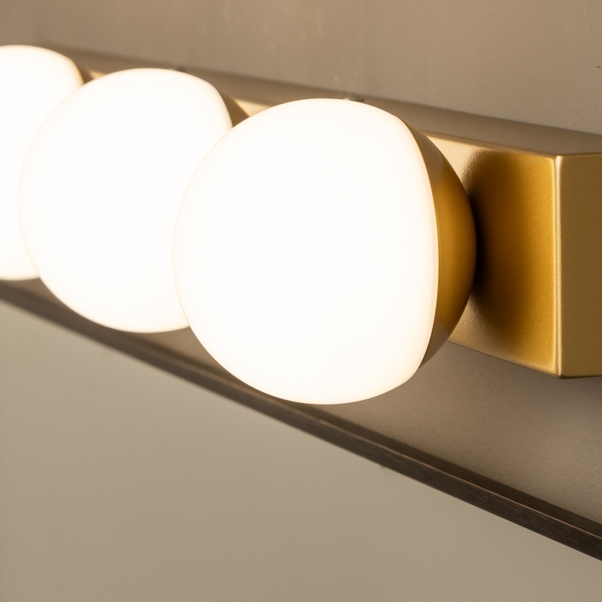 Brilagi - LED kopalniška osvetlitev za ogledalo HOLLYWOOD 3xLED/3W/230V 39 cm IP44 zlata
