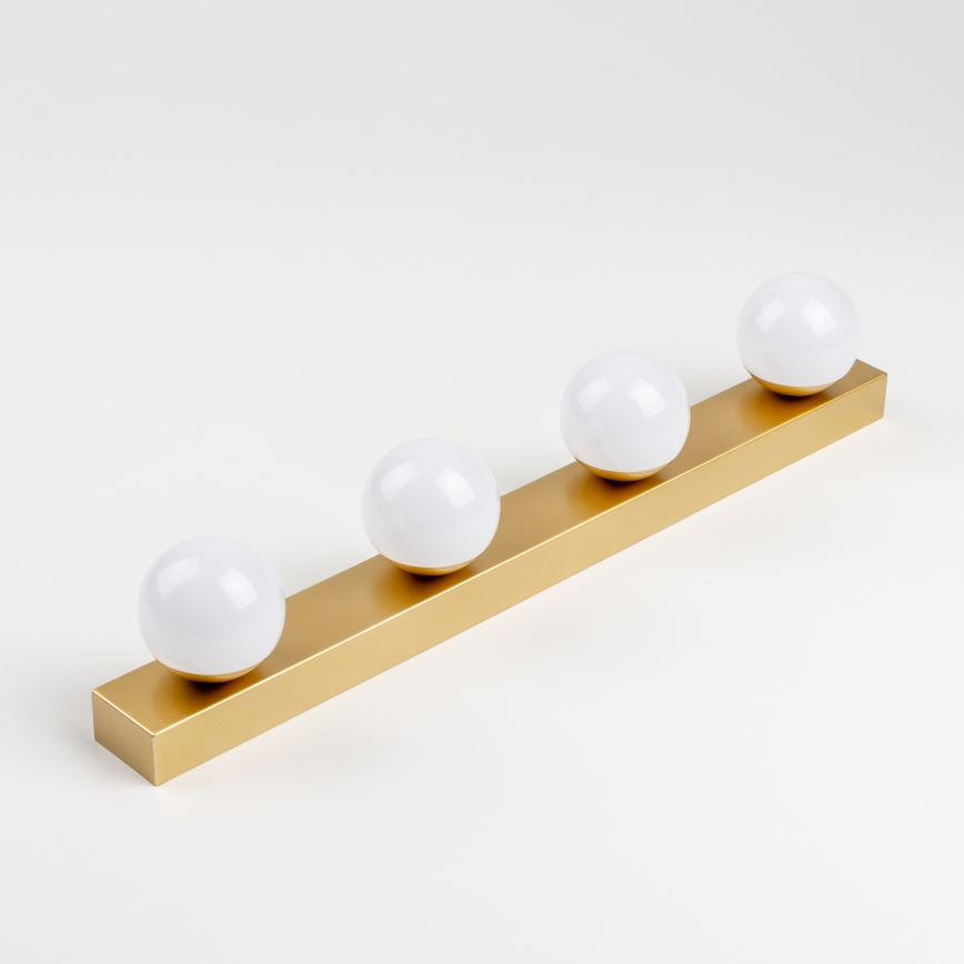 Brilagi - LED kopalniška osvetlitev za ogledalo HOLLYWOOD 4xLED/3W/230V 53 cm IP44 zlata