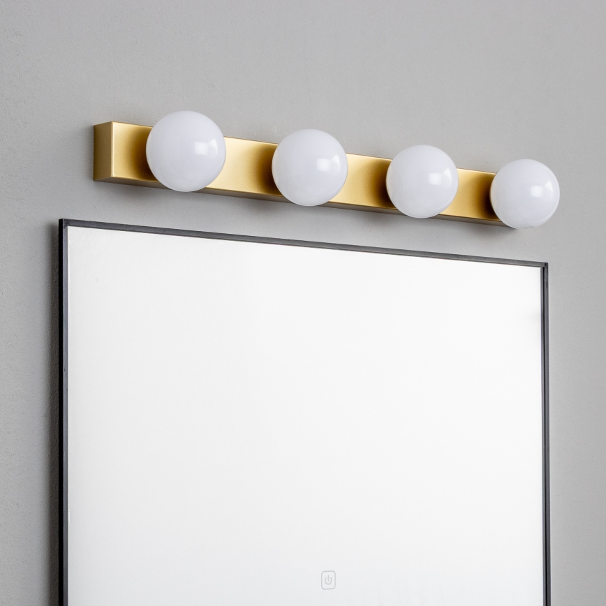 Brilagi - LED kopalniška osvetlitev za ogledalo HOLLYWOOD 4xLED/3W/230V 53 cm IP44 zlata