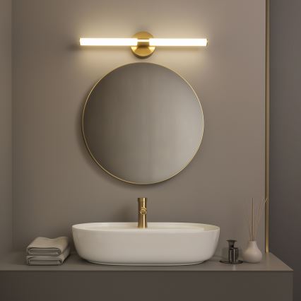 Brilagi - LED osvetlitev za kopalniško ogledalo LARA LED/10W/230V 60 cm IP44 zlata